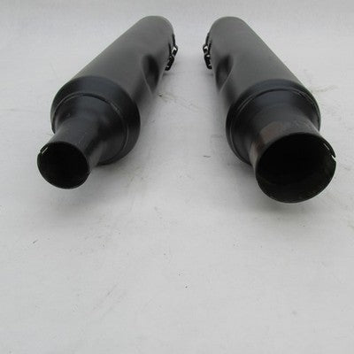 Harley Davidson OEM Touring Black Stock Slip On Mufflers 64900766A 649