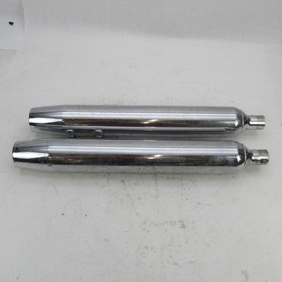 Pair of Harley Davidson Genuine Exhaust Mufflers 65538-09 65846-10A