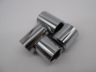 Pro Pad NOS 4 Docking Station Caps, Smooth Chrome 3550-0298 | CDSC-SMT
