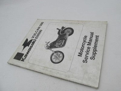 Kawasaki  Factory 1990 Vulcan 500 EN500 Motorcycle Service Manual Supp