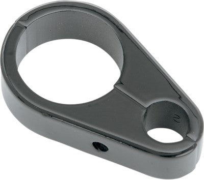 Drag Specialties Die-Cast Clutch Cable Clamp 1 1/4in - Black 0658-0077