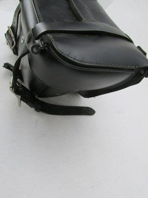 The Leatherworks Black Right Side Harley Davidson Saddlebag wihtout Ke