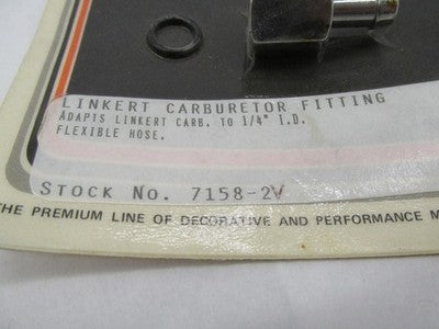 Colony Harley Davidson Linkert Carburetor Fitting 1/4" ID 7158-2