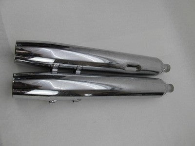 Pair of Harley-Davidson Genuine Stock Exhaust Mufflers 65846-95B 65538-95B