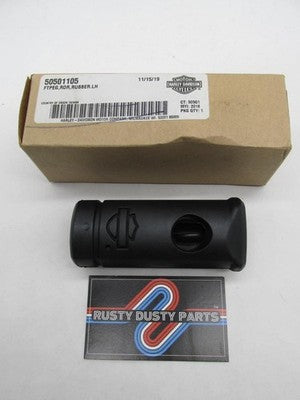 Harley Davidson Genuine NOS Softail Left Foot Peg Rubber 50501105