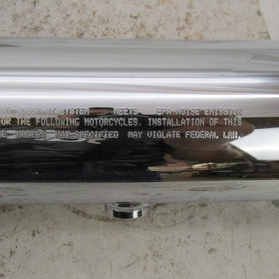Pair of Harley Davidson OEM Softail Tapered Mufflers Chrome 65358-07 6