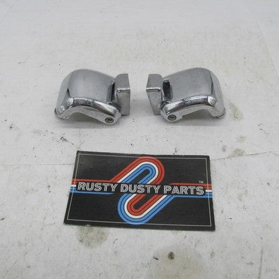 Pair of Harley Davidson Chrome Tourpack Hinges 14-23 53000139