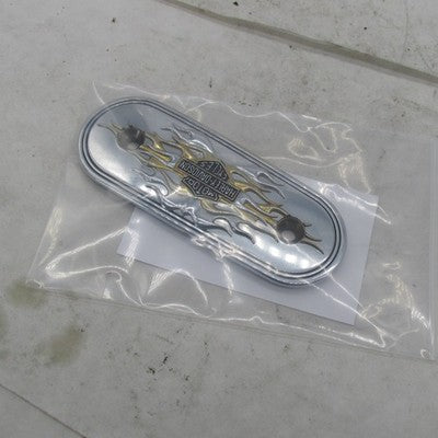 Harley Davidson OEM Transmission End Cover Trim Bar & Shield Gold Flam
