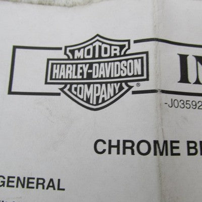 Harley Davidson Genuine Chrome Belt Guard No Hardware CVO Dyna FXDSE 6