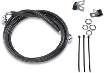 Drag Specialties Extended Stainless Steel Front Brake Line Kit 53 1/4i