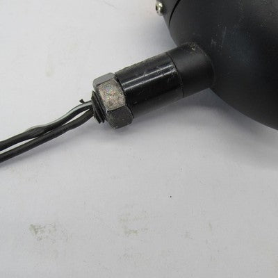 Pair of Black Bullet Aftermarket Turn Signals Amber Indicator Lights