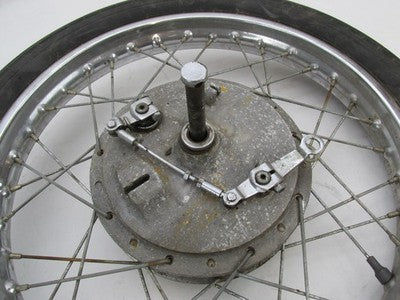Suzuki T250 Hustler 18X2.75 Front Twin Leading Drum Brake Shoe Spoke W