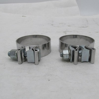 Pair of Harley Davidson OEM 1.75" Exhaust Muffler Clamps 65296-95