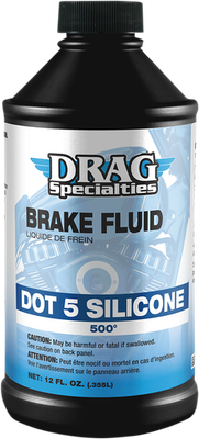 Drag Specialties DOT-5 Silicone Brake Fluid 12 Fl oz 3703-0058