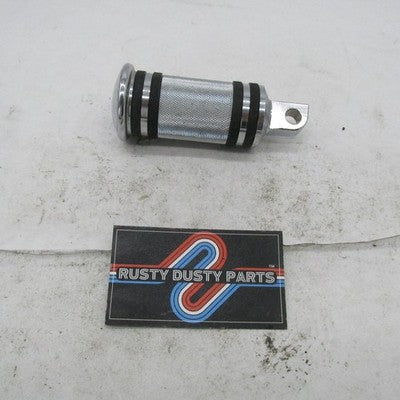 Harley Davidson OEM Single Chrome Billet Footpeg w/ Narrow Band Design
