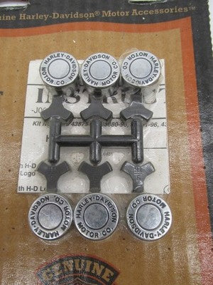 Harley Davidson Genuine NOS Chrome 9/16" Hex Bolt Cover Kit 43892-96