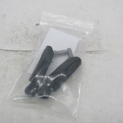 Harley Davidson OEM Pair of Passenger Footpeg Black 33134-07 33135-07