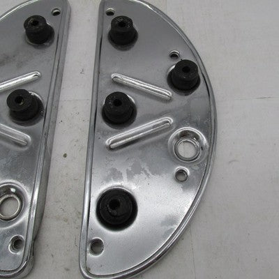 Pair of Harley-Davidson OEM Half-Moon 12.5" Footboard Pans Floorboard