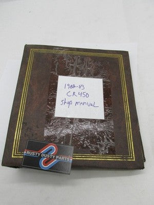 Honda Official Factory 1982-1983 CR450 Service Shop Manual Book