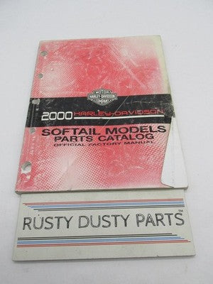 Harley-Davidson Official Factory 2000 Softail Model Parts Catalog 99455-00