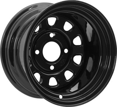 I.T.P. Delta Steel Wheels 14X7 4/137 4+3 10MM Black 1425573014B