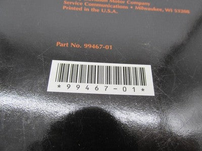 Harley Davidson 2001 Official Factory Dyna Models Owner's Manual 99467