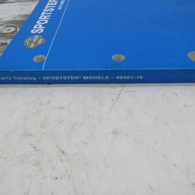 Harley Davidson Genuine Sportster Models Parts Catalog Official 99451-