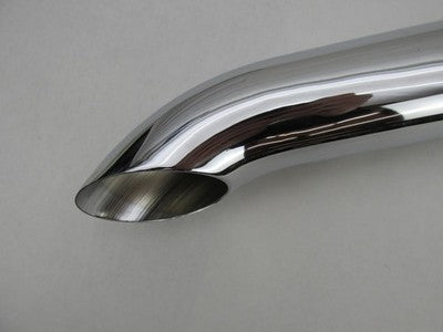 Single Harley Cycle Shack FLSTN Slip On Turn Down Exhaust Muffler MHD-