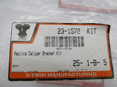 V-Twin NOS Harley Replica Caliper Bracket Kit 23-1571