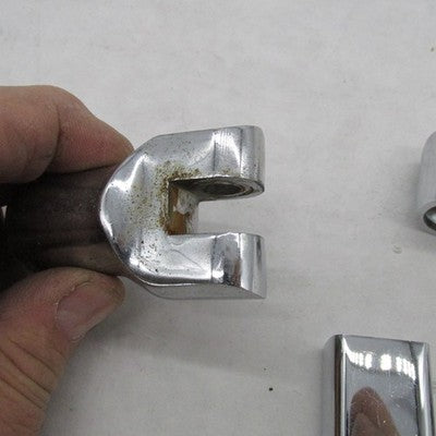 Mixed Lot of Harley Davidson Chrome Footpeg Clevis Mounts Misc Hardwar