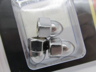 Harley-Davdison OEM NOS Pack of 3 Chrome Acorn Nuts 3/8" x 16 Thread 9