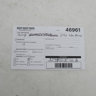 Harley Davidson OEM Chrome Side Kick Jiffy Stand