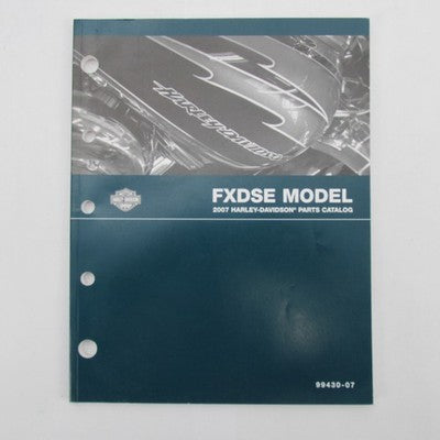 Harley-Davidson Official Factory 2007 FXDSE Model Parts Catalog 99430-