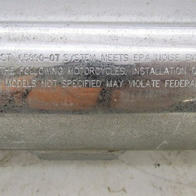 Harley Davidson OEM Single Chrome Rear Muffler Twin Cam Softail 65890-