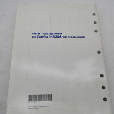Yamaha FZR600W-L 89-99 OEM Service Manual LIT-11616-FZ-00 3HH-28197-13