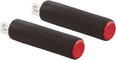 Arlen Ness Fusion Series Footpegs Red Knurled 07-955