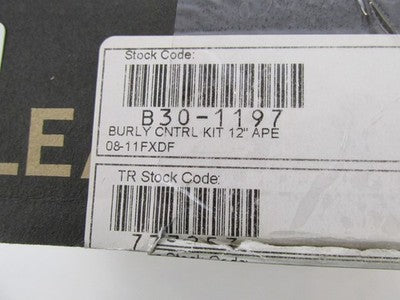 Burly NOS 12" Ape Hanger Control Cable Line Kit, Black B30-1197 0662-0