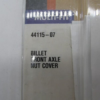 Harley-Davidson OEM NOS Narrow Band Billet Front Axle Cover Kit 44115-