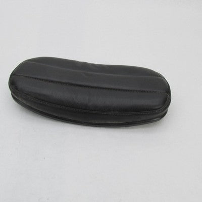 Vtg Harley Davidson OEM NOS Black Leather Passenger Backrest Shovlhead