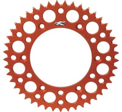 Renthal Ultralight Rear Sprocket 46T Orange 441U-428-46GPOR