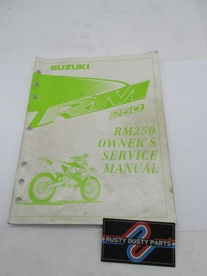 Suzuki Official Factory RM250 Owner's Service Manual Book