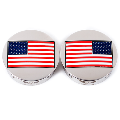 FIGURATI DESIGNS Swing Arm Covers American Flag - Reversed FD20-AF-SS