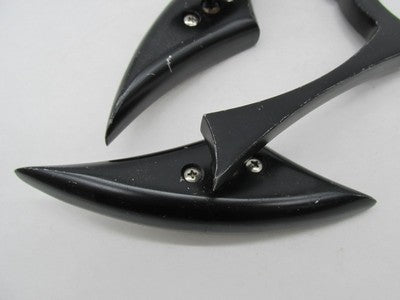 Pair of Harley-Davidson Black Mini Custom Chopper Side Mirrors