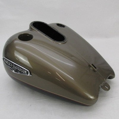Harley OEM NEW NOS 2004 Road King FLHRCI Fuel Tank Smokey Gold Black 6