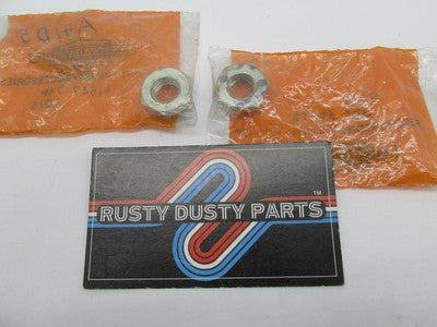 Lot of 2 Harley Davidson NOS Aermacchi SX175 Rear Brake Stay Nut 41647