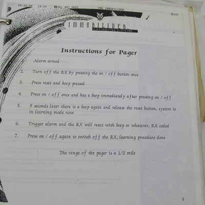 Harley Davidson Genuine 1980s-1990s Accessory Installation Instruction