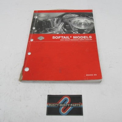 Harley Davidson Official Factory 2005 Softail Models Parts Catalog 994