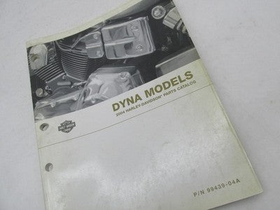 Harley-Davidson Official Factory 2004 Dyna Models Parts Catalog 99439-