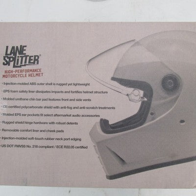 Biltwell NIB Lane Splitter MEDIUM Podium ORG/GRY/BLK 1004-550-103 | 01