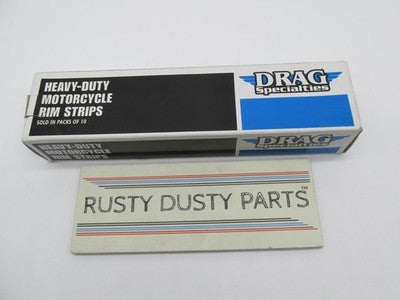 Lot of 8 Drag Specialties 16" X 1.5" Wheel Rim Strips with Center Hole